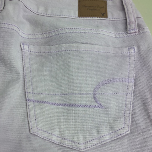 American Eagle Lavender jeans size 6 - Picture 7 of 7